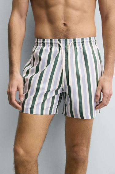 MAILLOT DE BAIN À RAYURES MOYENNES - Multicolore de Zara - Image 5