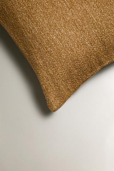 TEXTURED CUSHION COVER - Light beige by Zara - Image 1
