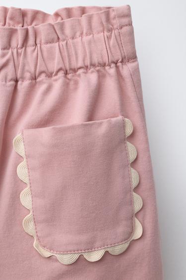 WAVY TRIM CULOTTES - Pink by Zara - Image 2