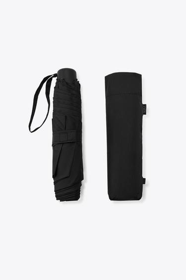 PARAPLUIE PLIABLE UNI - Noir de Zara - Image 1