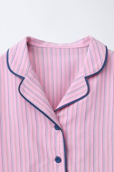 STRIPED SHIRT - Pink by Zara - Image 2