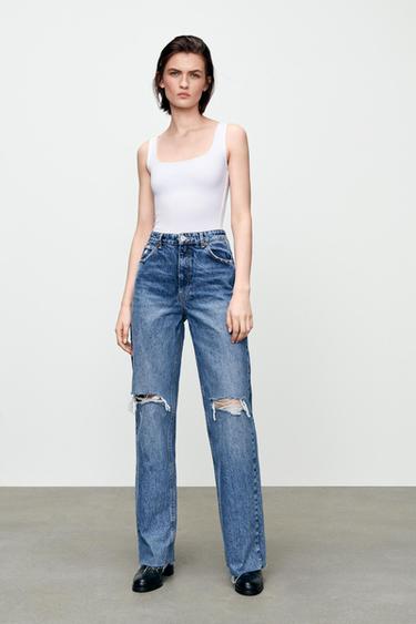 WIDE STRAP POLYAMIDE VEST TOP - White by Zara - Image 0