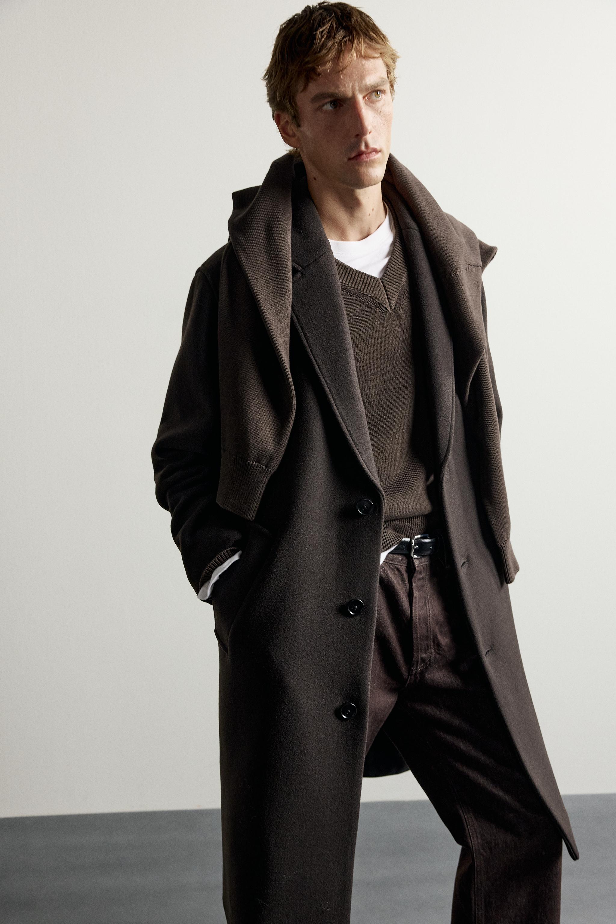 MANTEAU DÉCONTRACTÉ EN LAINE