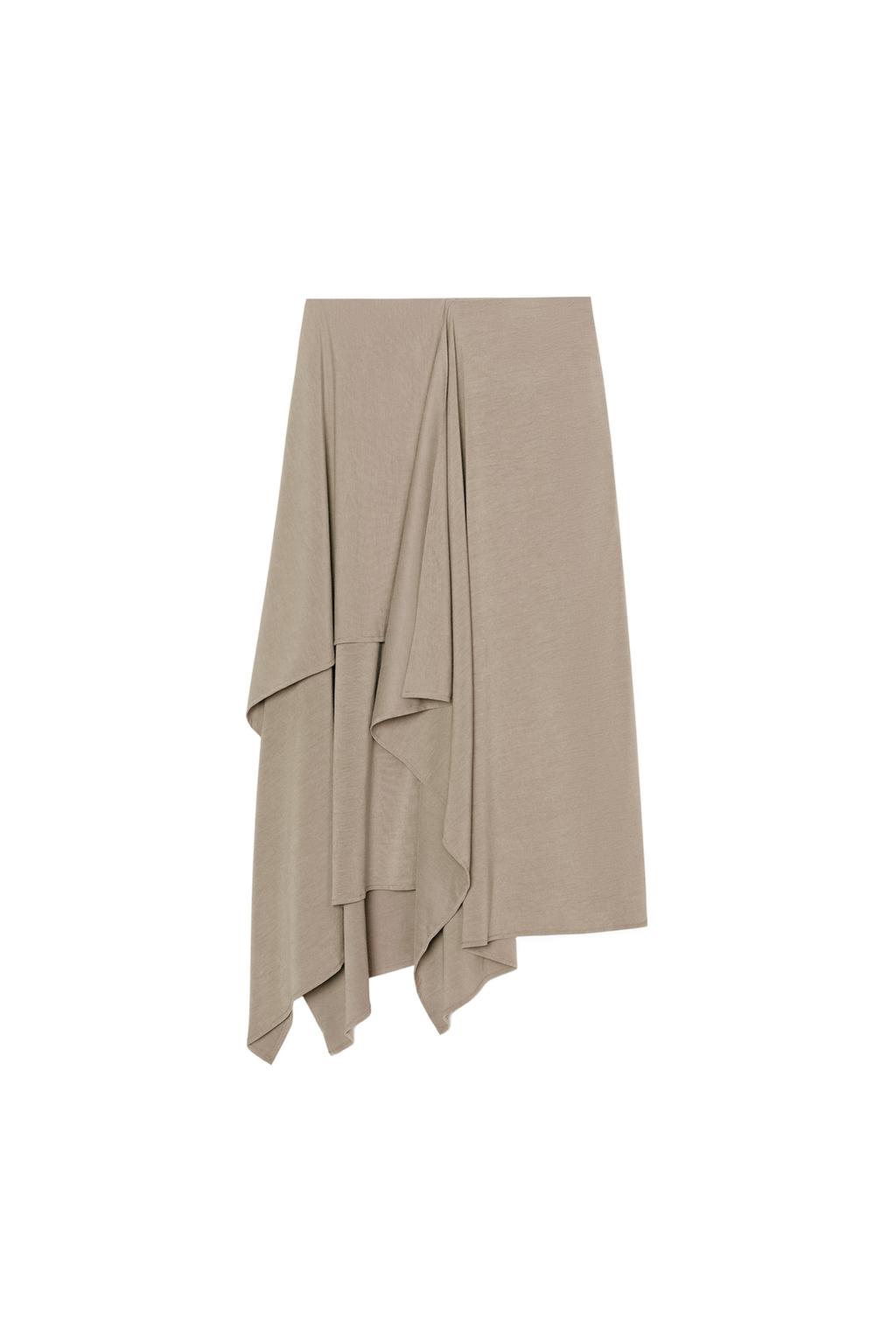 FLOWY ASYMMETRIC SKIRT - image 3
