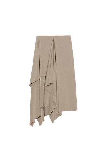 FALDA ASIMÉTRICA FLUIDA - Arena de Zara