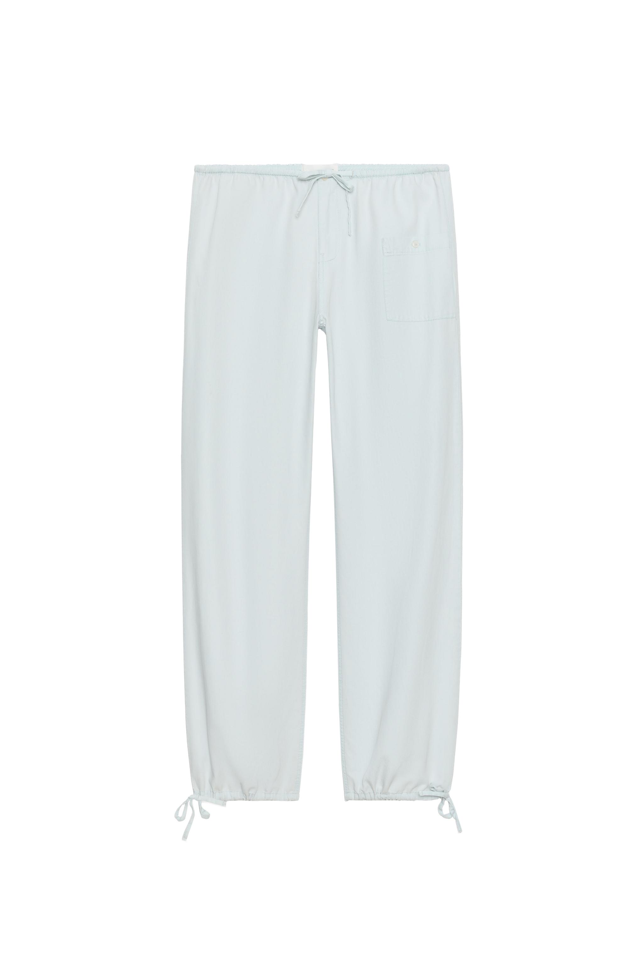 PANTALON FLUIDE À CORDONS