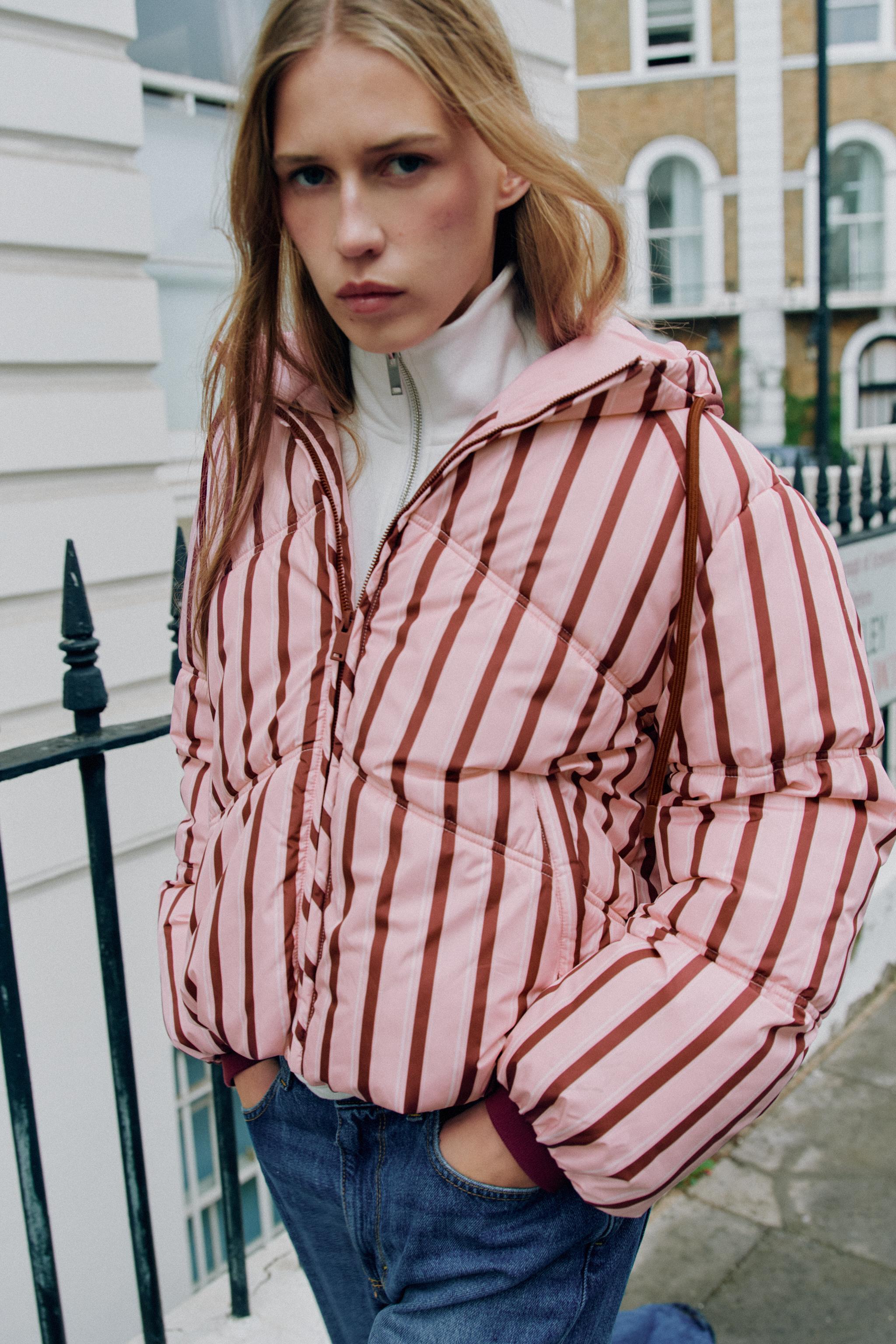 Water-Repellent Padded Anorak With Hoodie by Zara