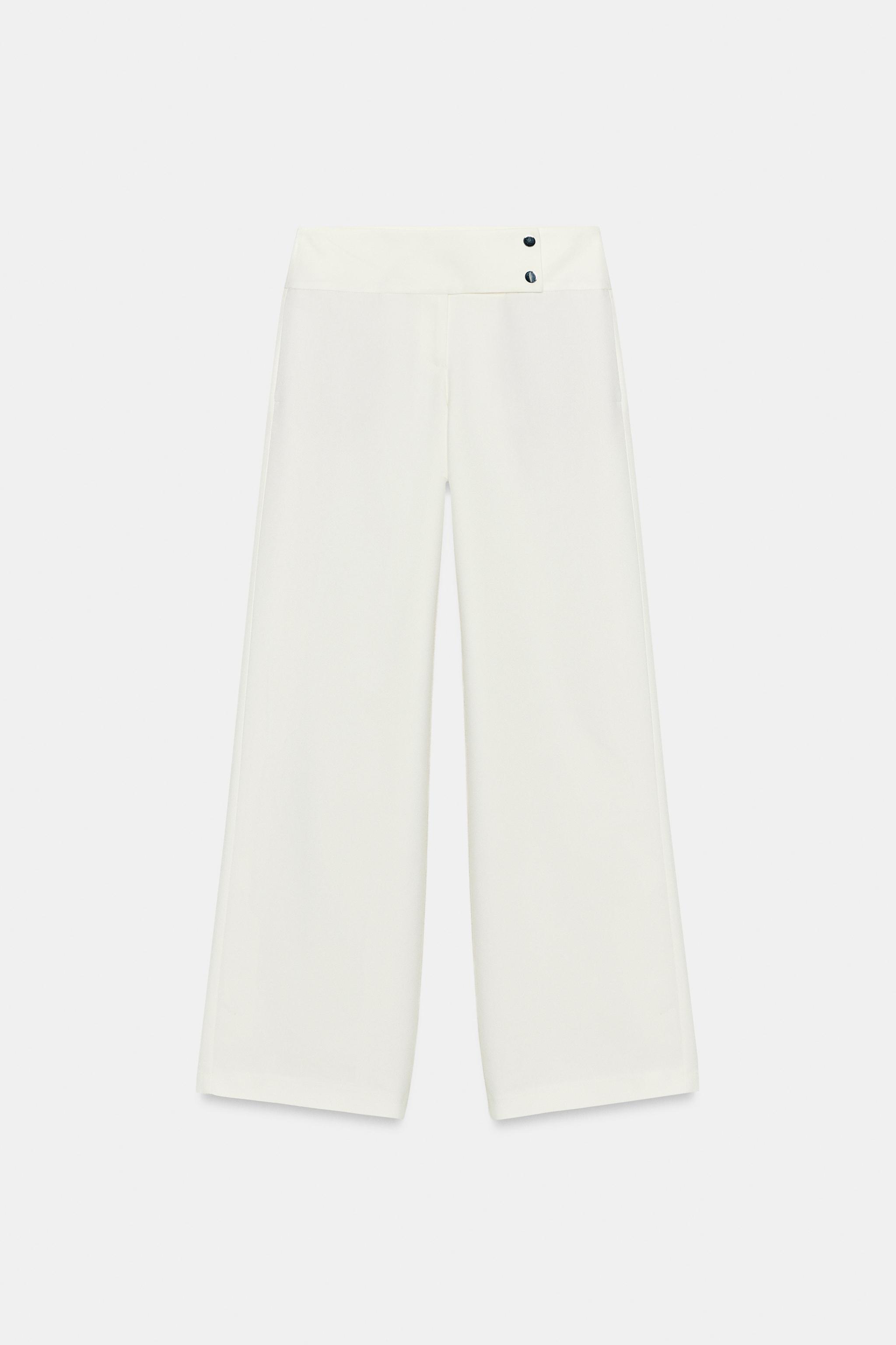 PANTALON DROIT TAILLE BASSE