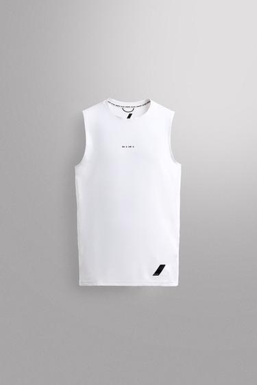 CAMISETA TANK COMPRESIVA - Blanco de Zara