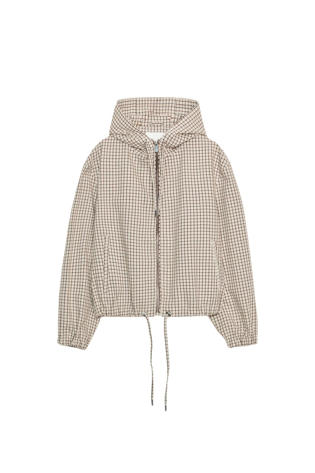 PLAID HOODED JACKET - image 3