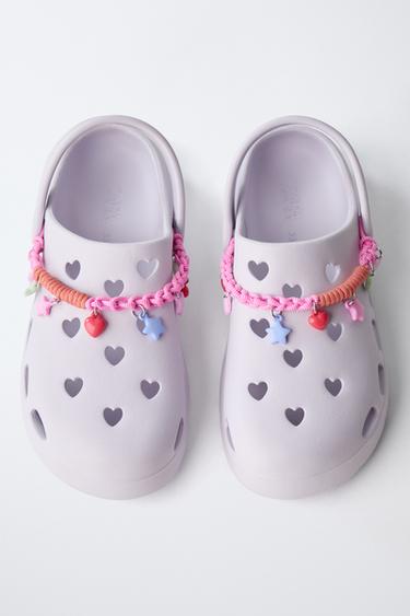 RUBBERISED CLOGS - Lilac by Zara - Image 3