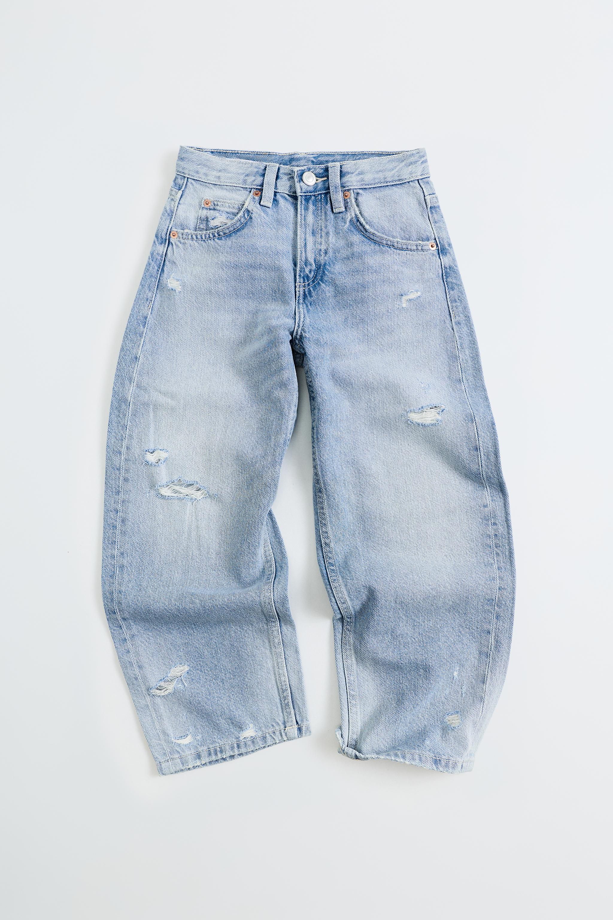 BARREL JEANS — Light blue