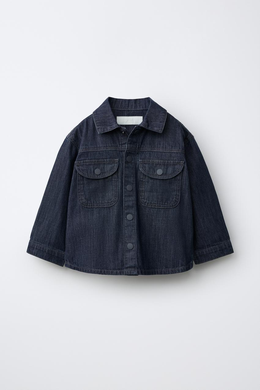 デニムシャツジャケット - インディゴブルー | ZARA Japan / 日本