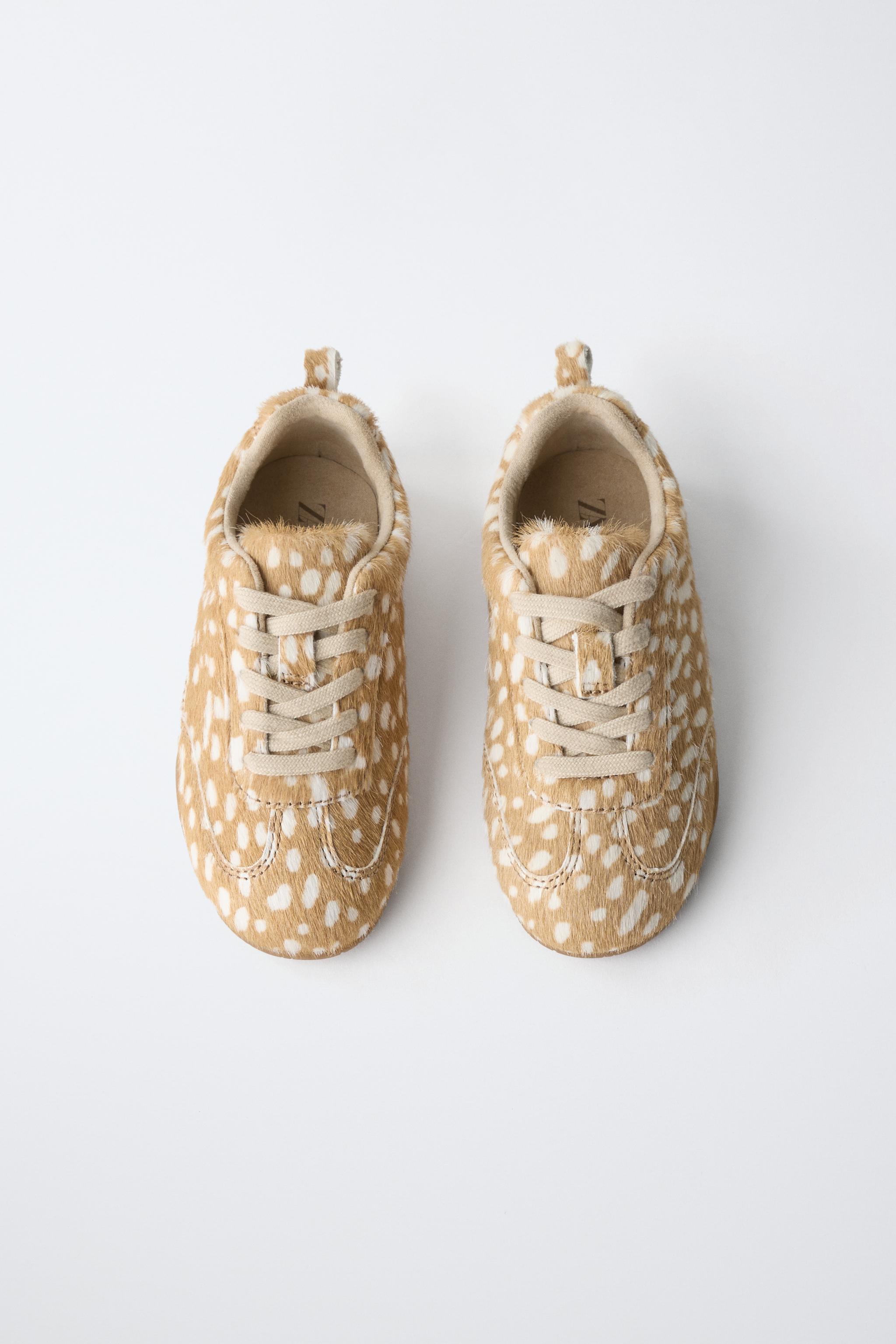 TENNIS OU BASKET ANIMAL PRINT CUIR
