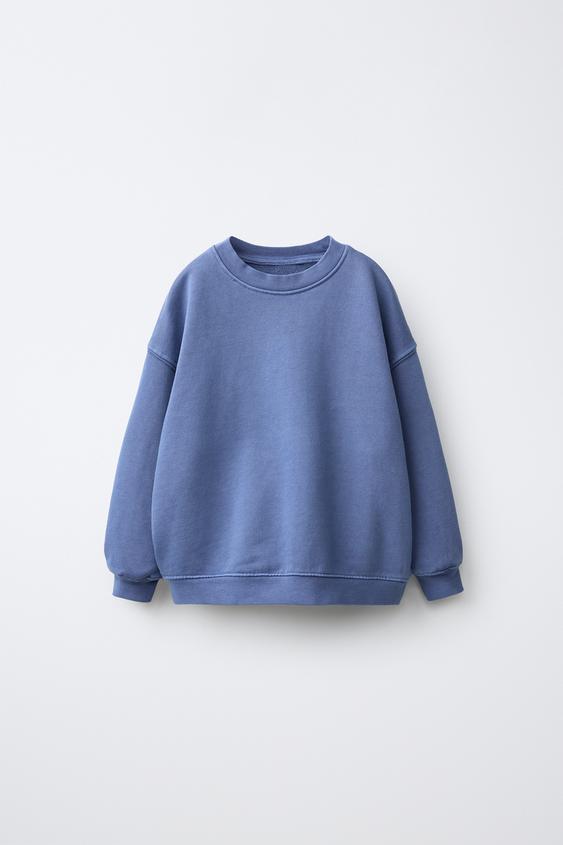 BLUZË HOODIE LISHO - Blu e errët nga Zara - Imazh 0