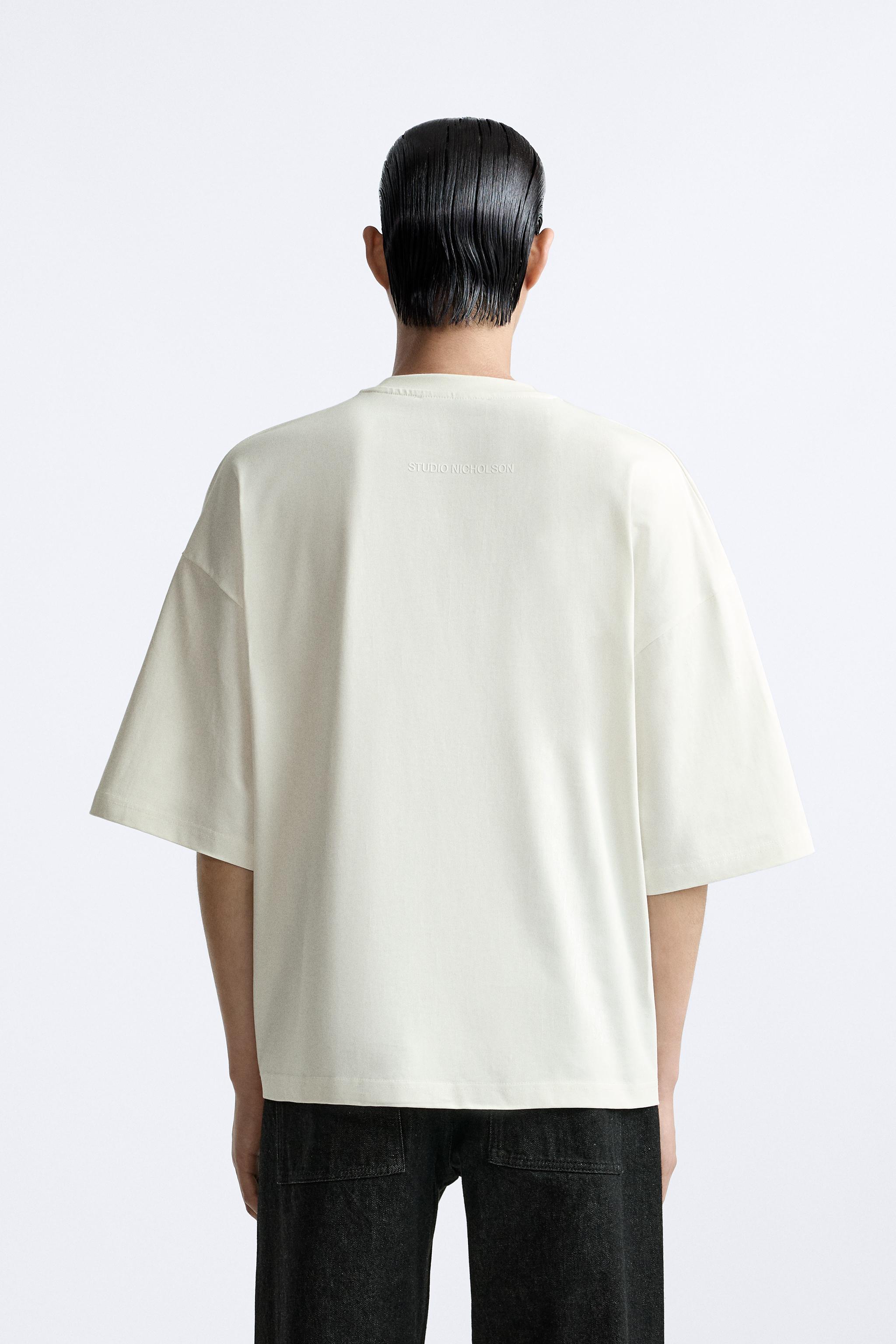 オーバーサイズ Ｔシャツ X STUDIO NICHOLSON - エクリュ | ZARA Japan