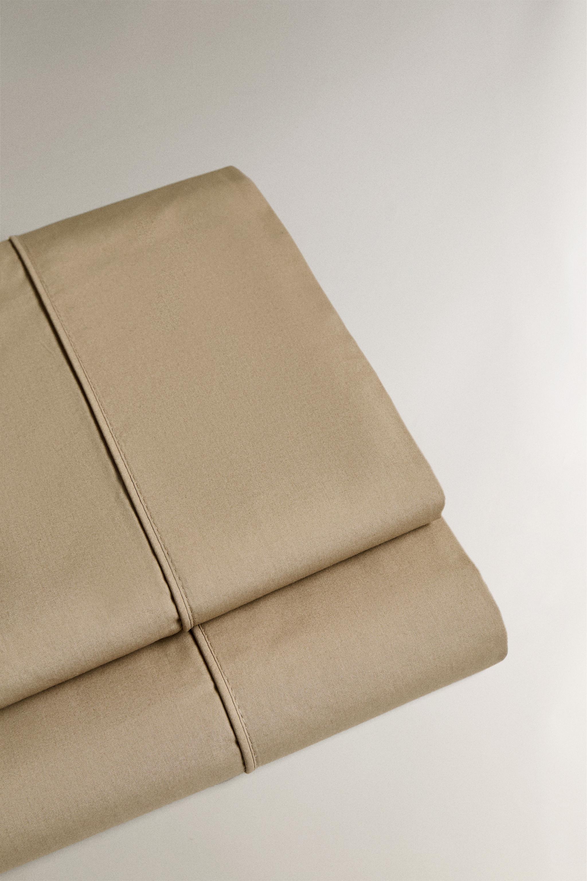PERCALE COTTON FLAT SHEET ( THREAD COUNT