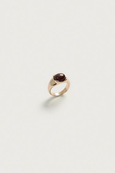 STONE SIGNET RING — Gold 1