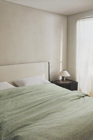 PAISLEY SATEEN DUVET COVER - Green by Zara - Image 5