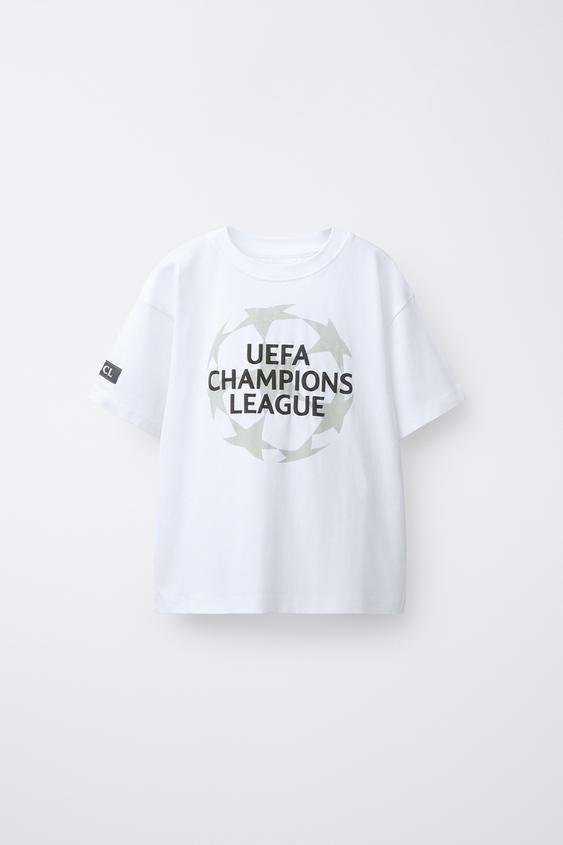 UEFA CHAMPIONS LEAGUE PRINTED T SHIRT White ZARA Thailand uefa-champions-league-printed-t-shirt-white-zara-thailand