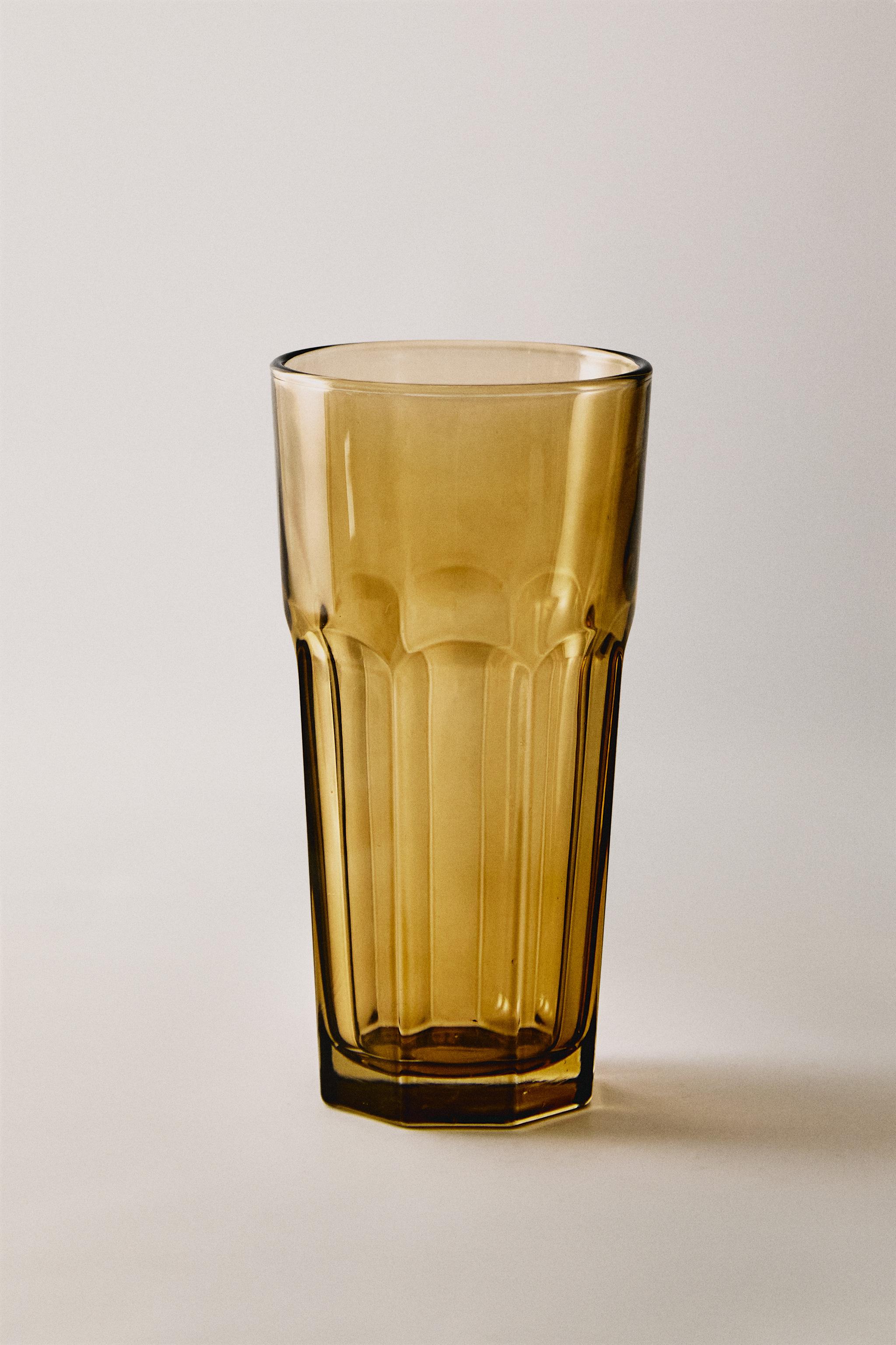 VERRE À SODA EN VERRE EN RELIEF