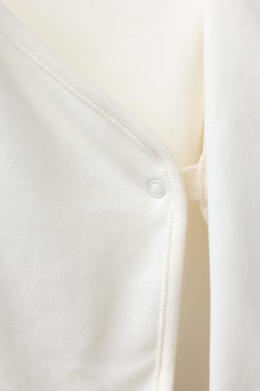 FIRST OUTFIT SET AND POUCH - Oyster-white by Zara - Image 3
