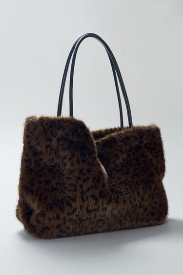BOSSA SHOPPER EFECTE PÈL - Lleopard de Zara