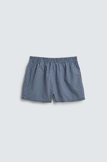 LIMITED EDITION CHECKED POPLIN BOXERS - Multicoloured by Zara - Image 7