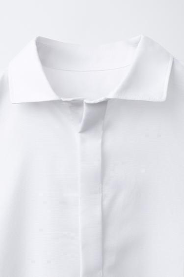 TEXTURED SHIRT - White by Zara - Image 2