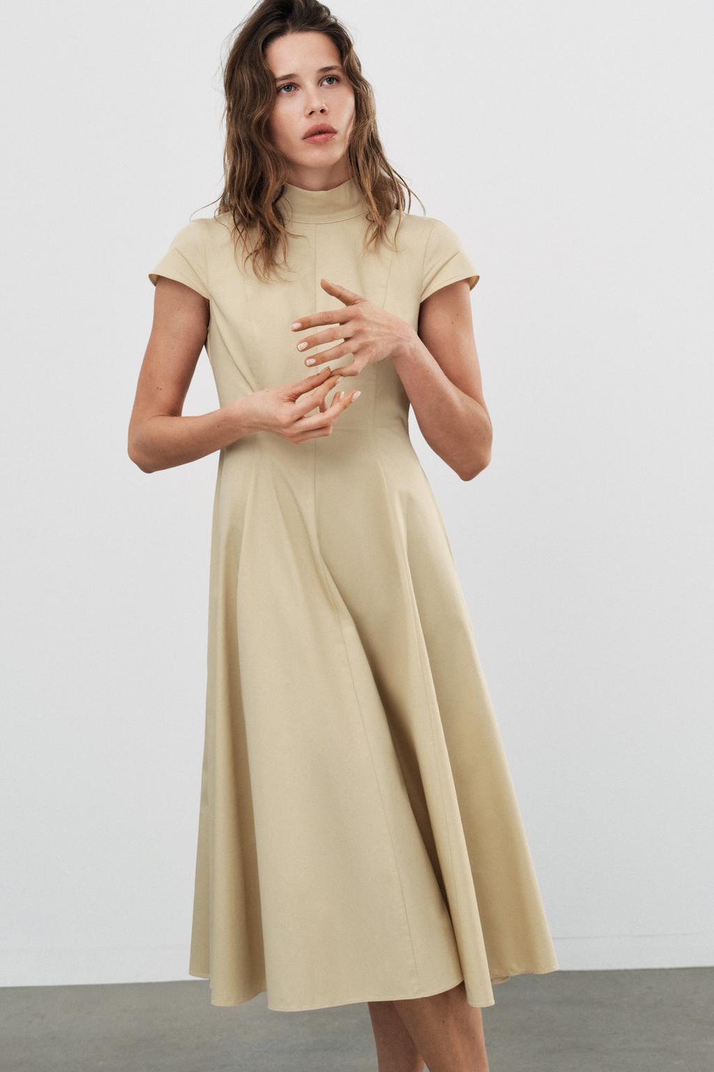 TRENCH MIDI DRESS