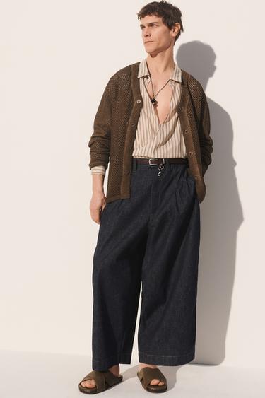 BALLOON FIT JEANS - Blue by Zara