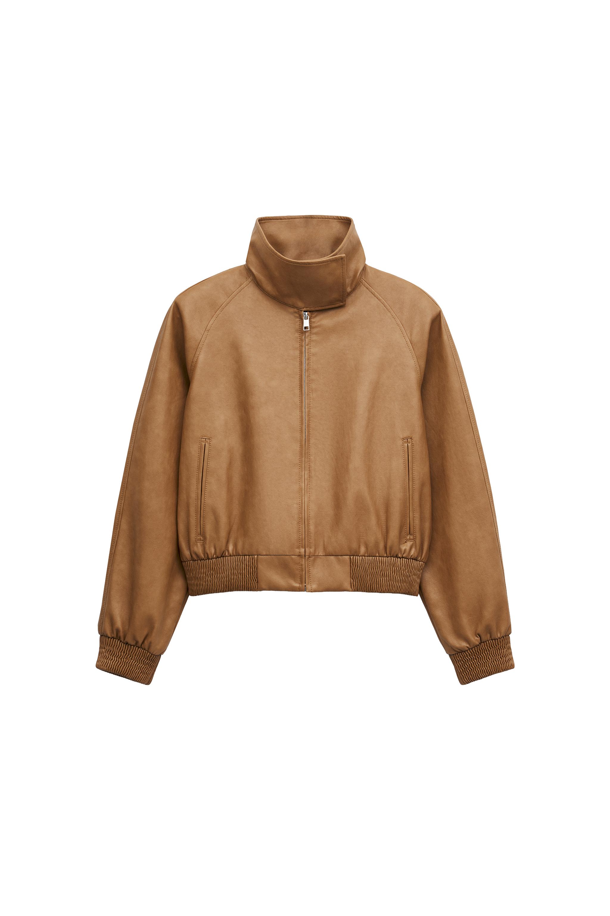 CHAQUETA EFECTO PIEL ZW COLLECTION