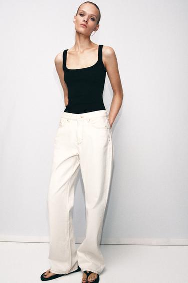 TOP EN COTON SANS MANCHES - Noir de Zara - Image 0