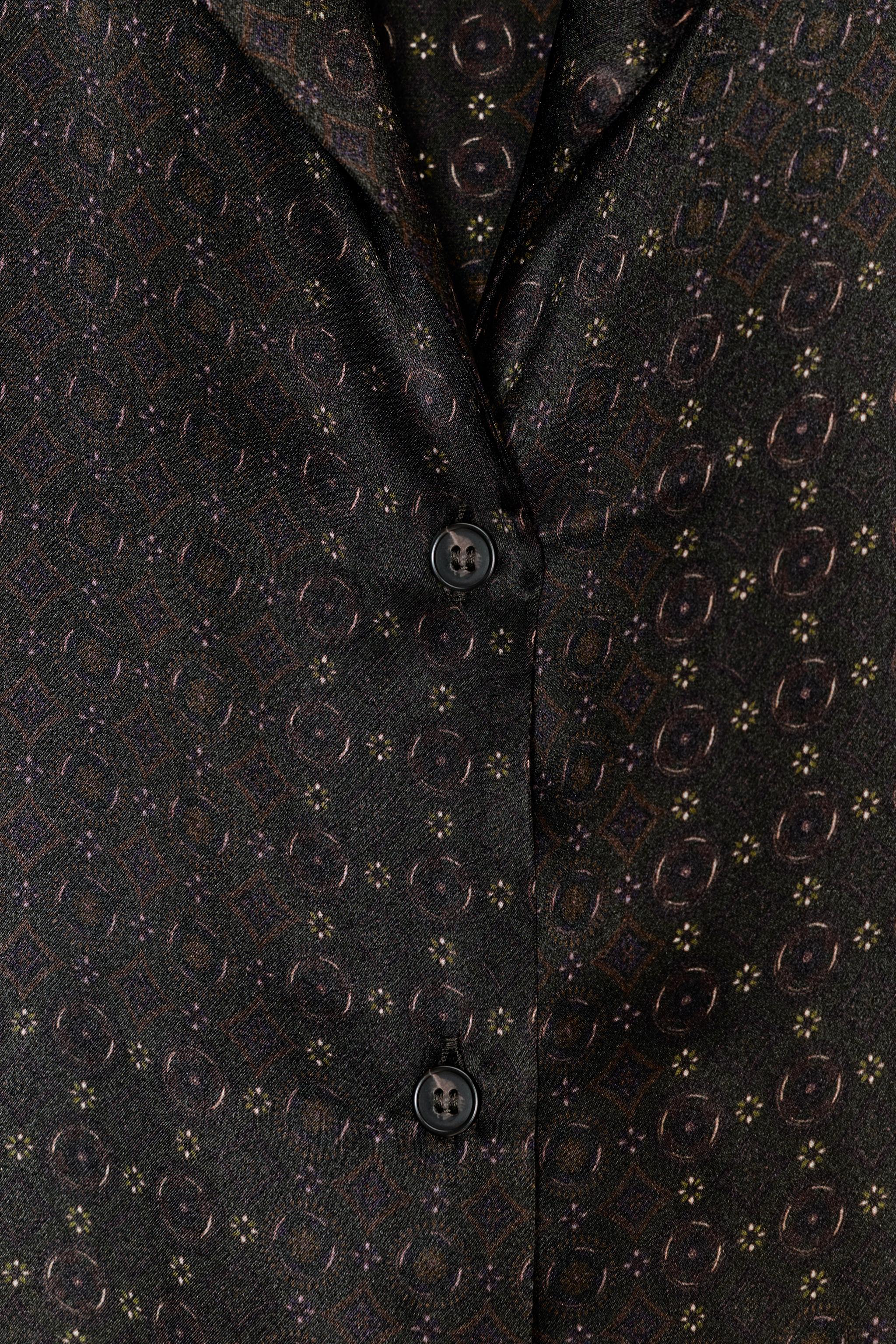 ZW COLLECTION SILK PAJAMA SHIRT