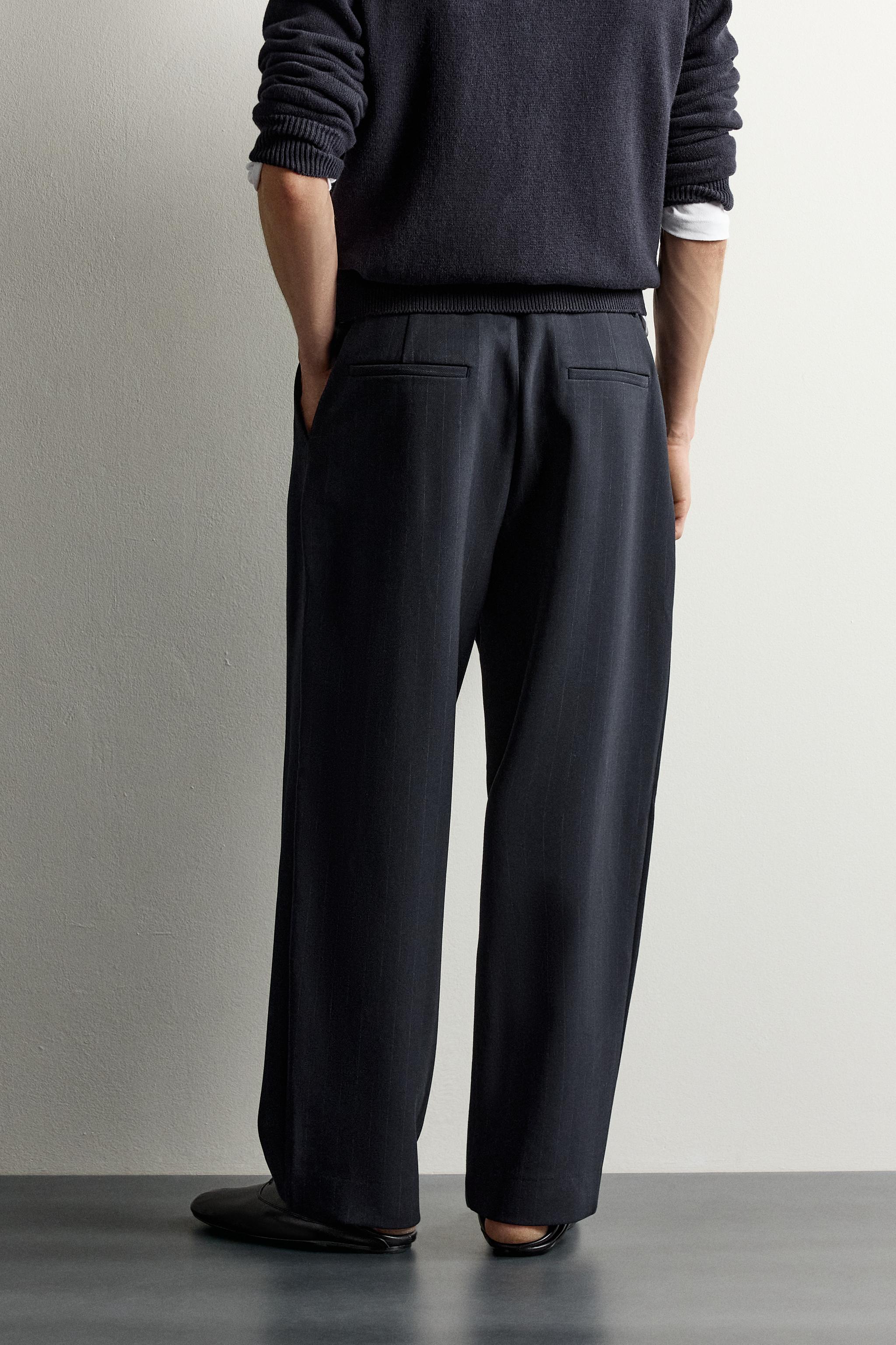 RELAXED FIT PLEATED PANTS - thumbnail 9