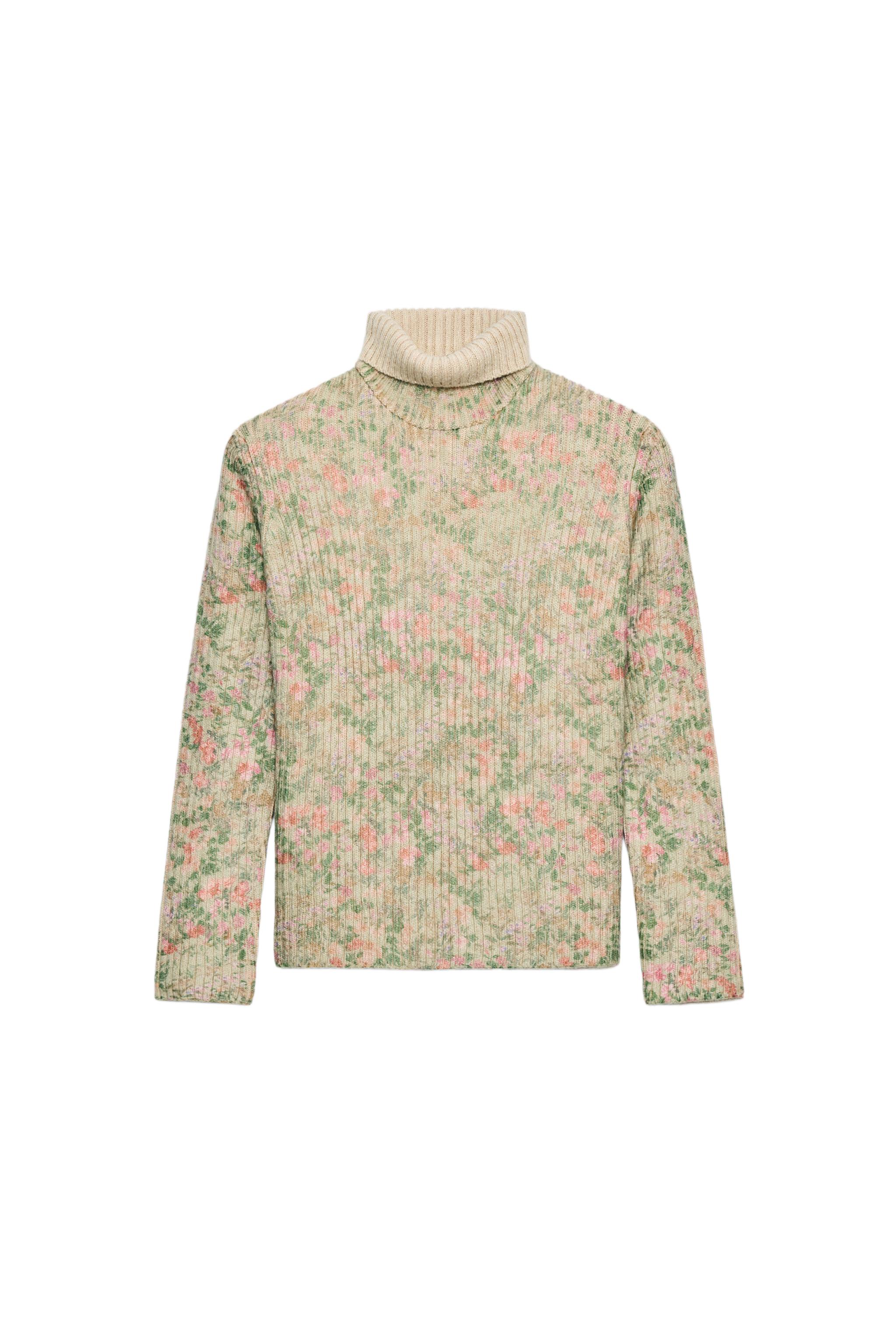JERSEY PUNTO CANALÉ ESTAMPADO FLORAL