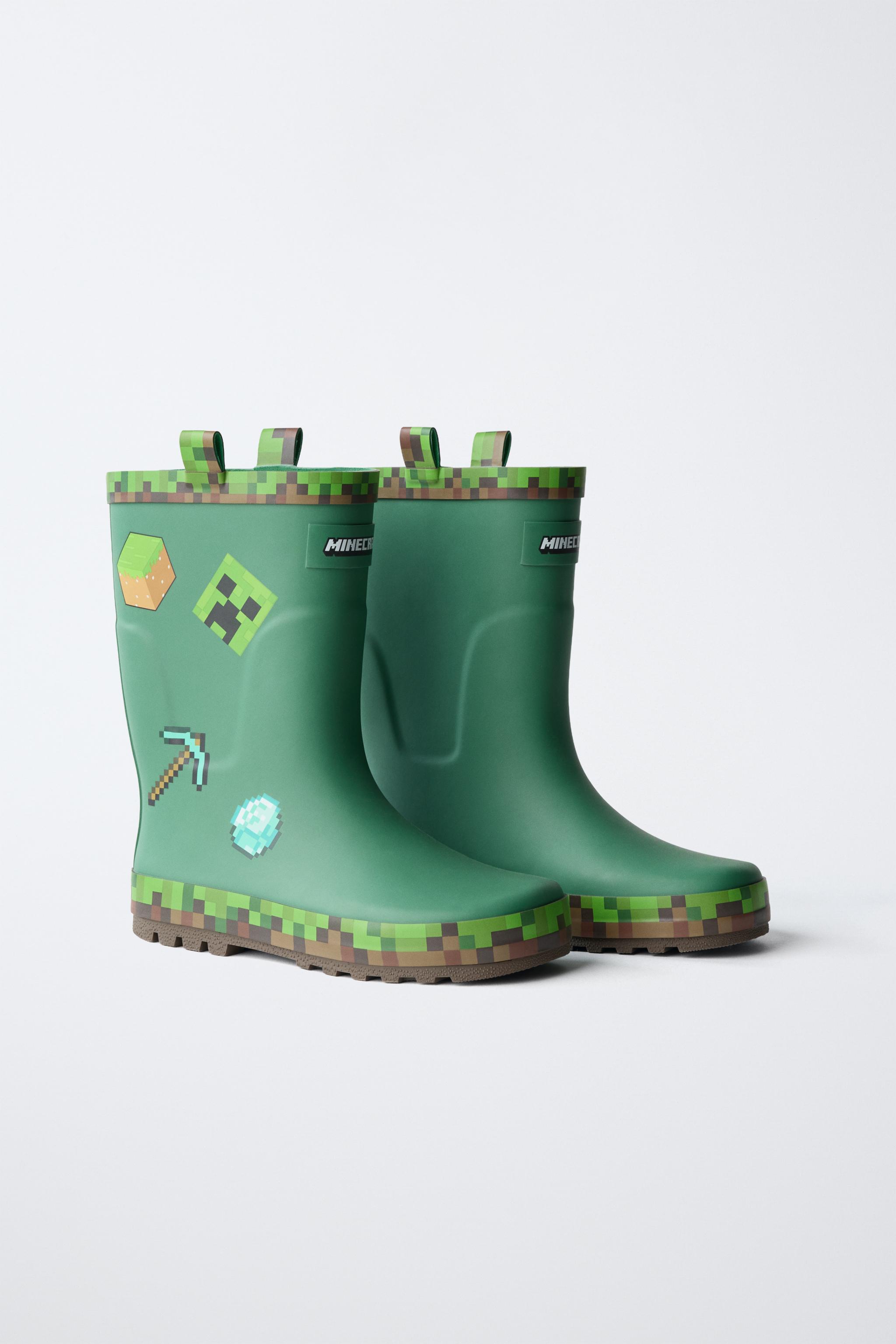 Детские ботинки Zara MINECRAFT © MOJANG AB. ™ RAIN BOOTS — фото 2