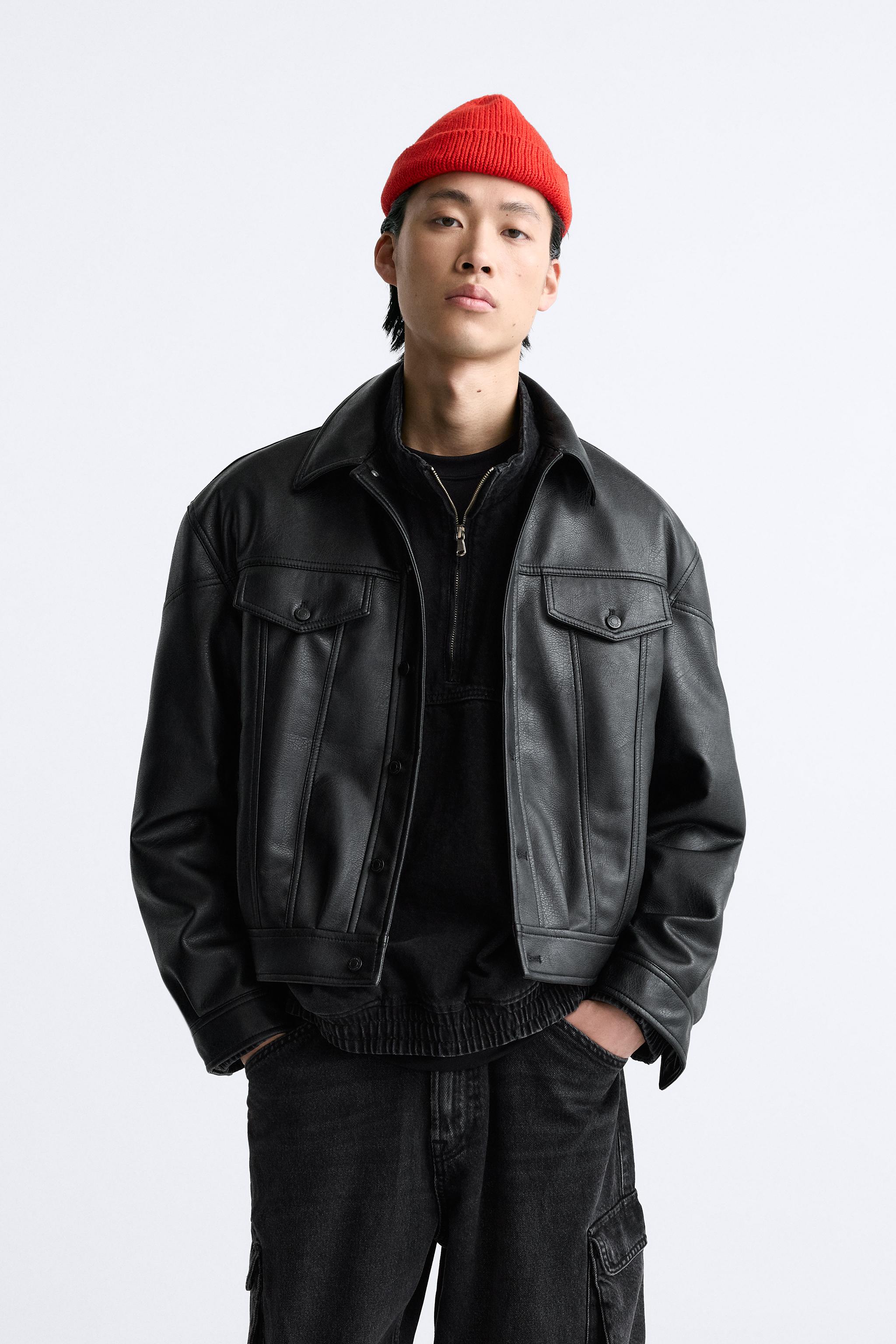 New style leather on sale jacket