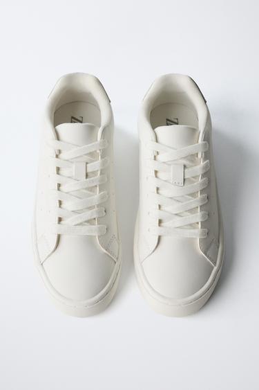 BASIC PLIMSOLLS - White by Zara - Image 4