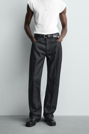BOOTCUT STRAIGHT-LEG JEANS - Blue by Zara