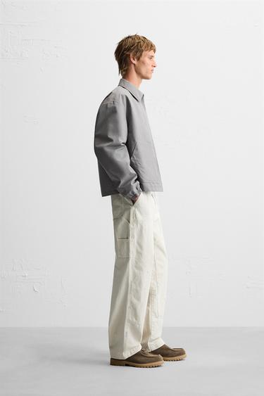 TECHNICAL JACKET - Light grey by Zara - Image 3