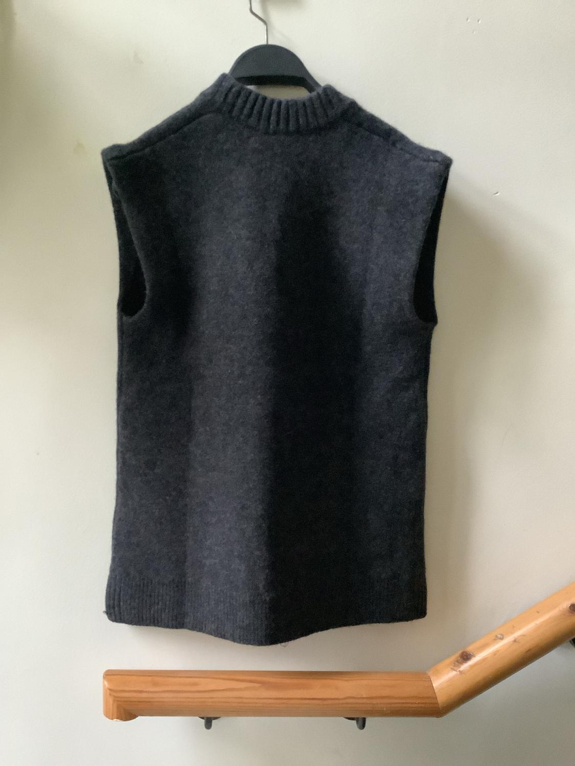LONG WOOL BLEND VEST - Image 2