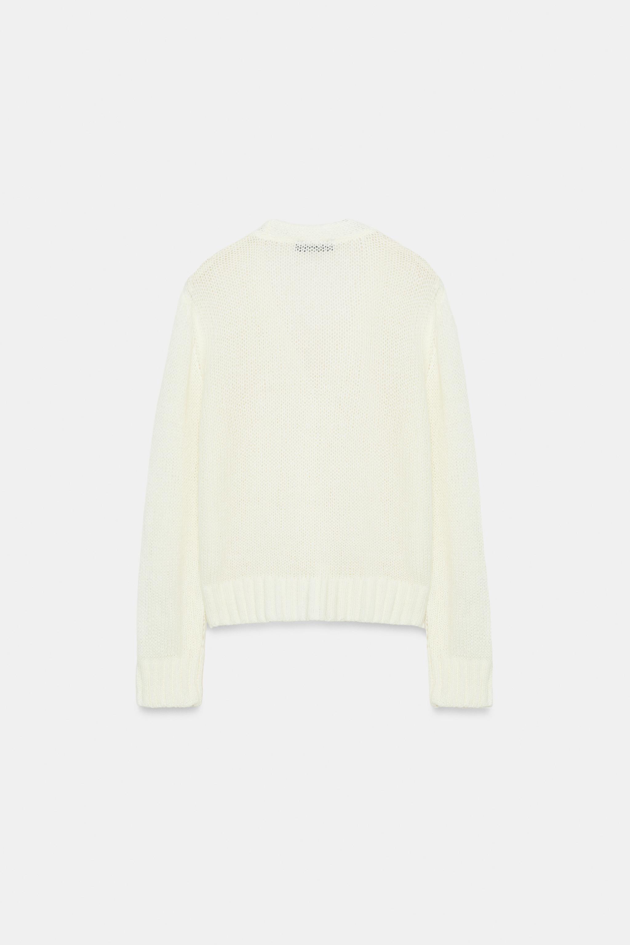 V-NECK KNIT CARDIGAN