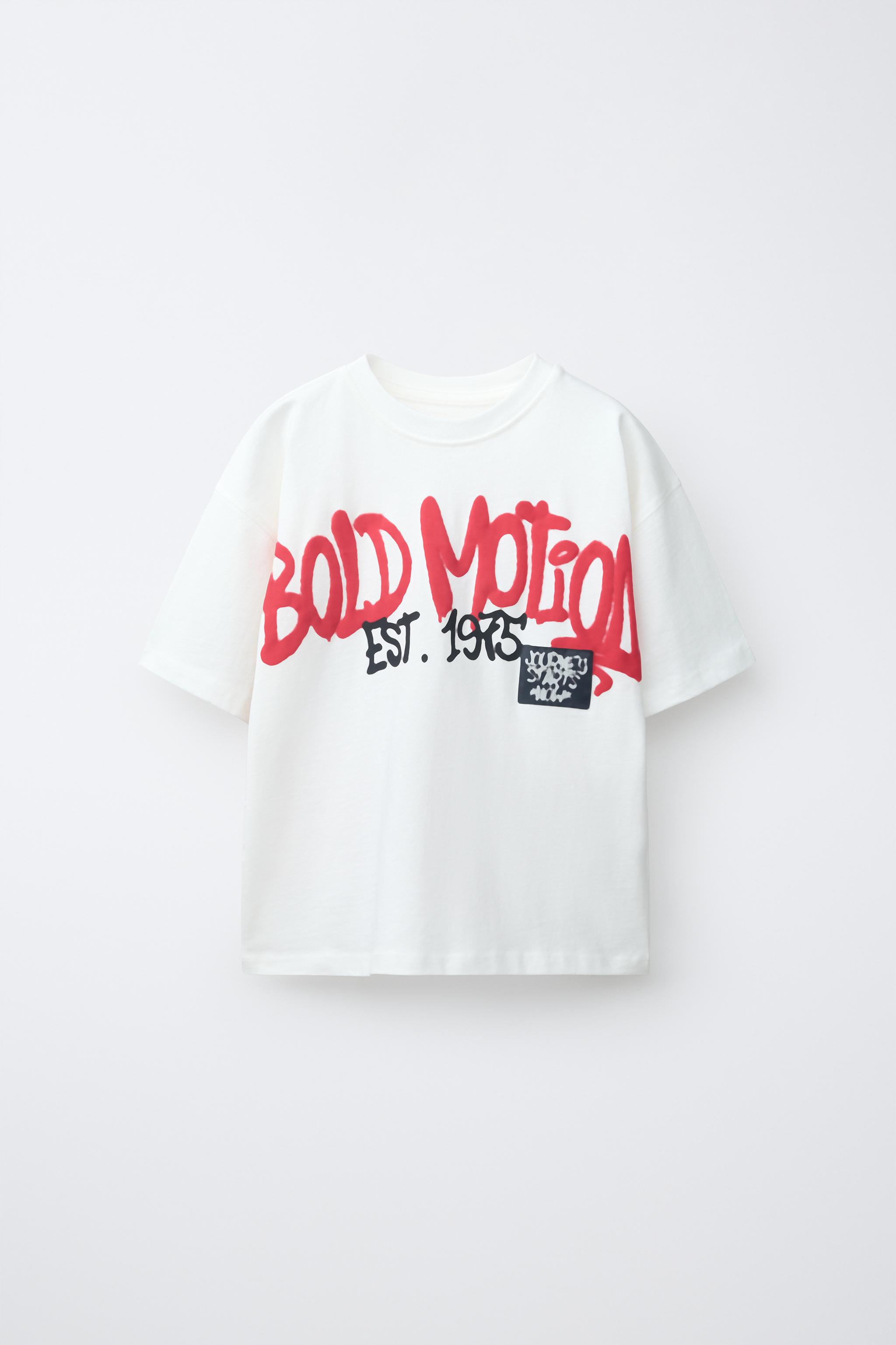 Детские футболки Zara URBAN PRINT T-SHIRT