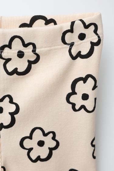 ENSEMBLE T-SHIRT ET LEGGING DE CYCLISTE IMPRIMÉ - Gris anthracite de Zara - Image 3