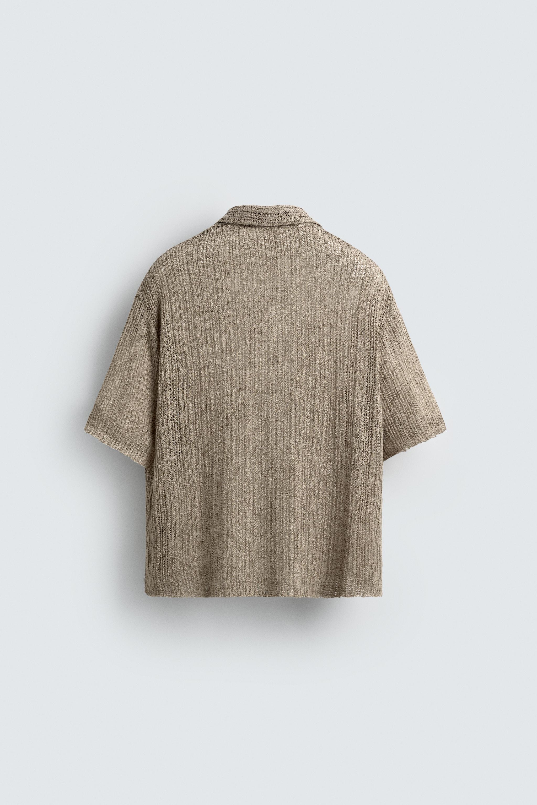 CHEMISE EN MAILLE STRUCTURÉE