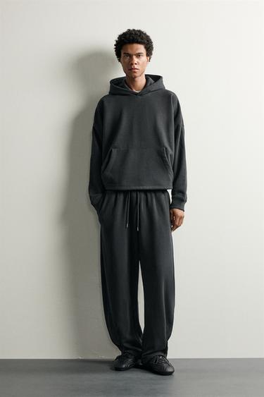 PANTALÓN JOGGER BALLOON FIT - Antracita oscuro de Zara - Imagen 0