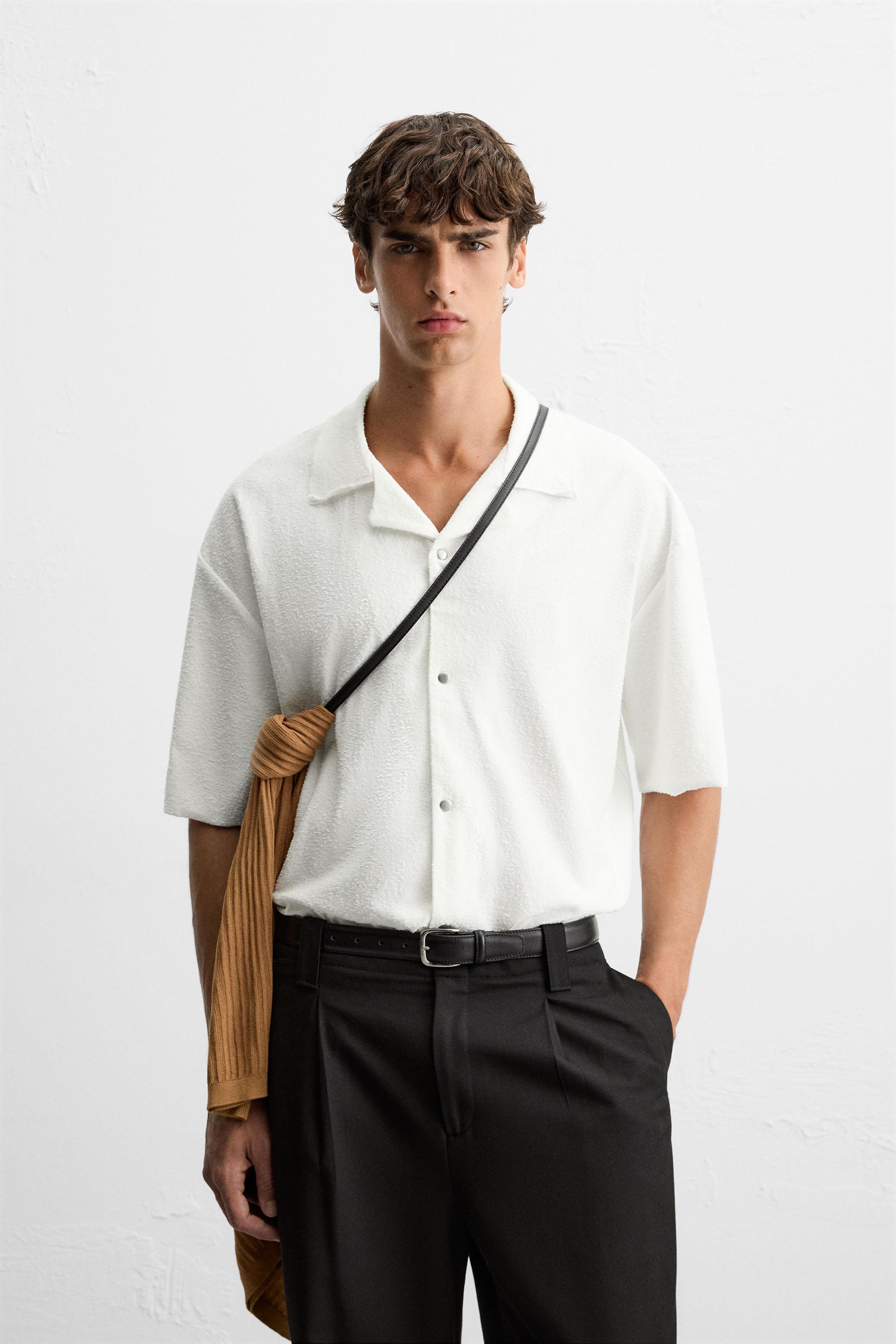 RELAXED FIT TEXTURED SHIRT