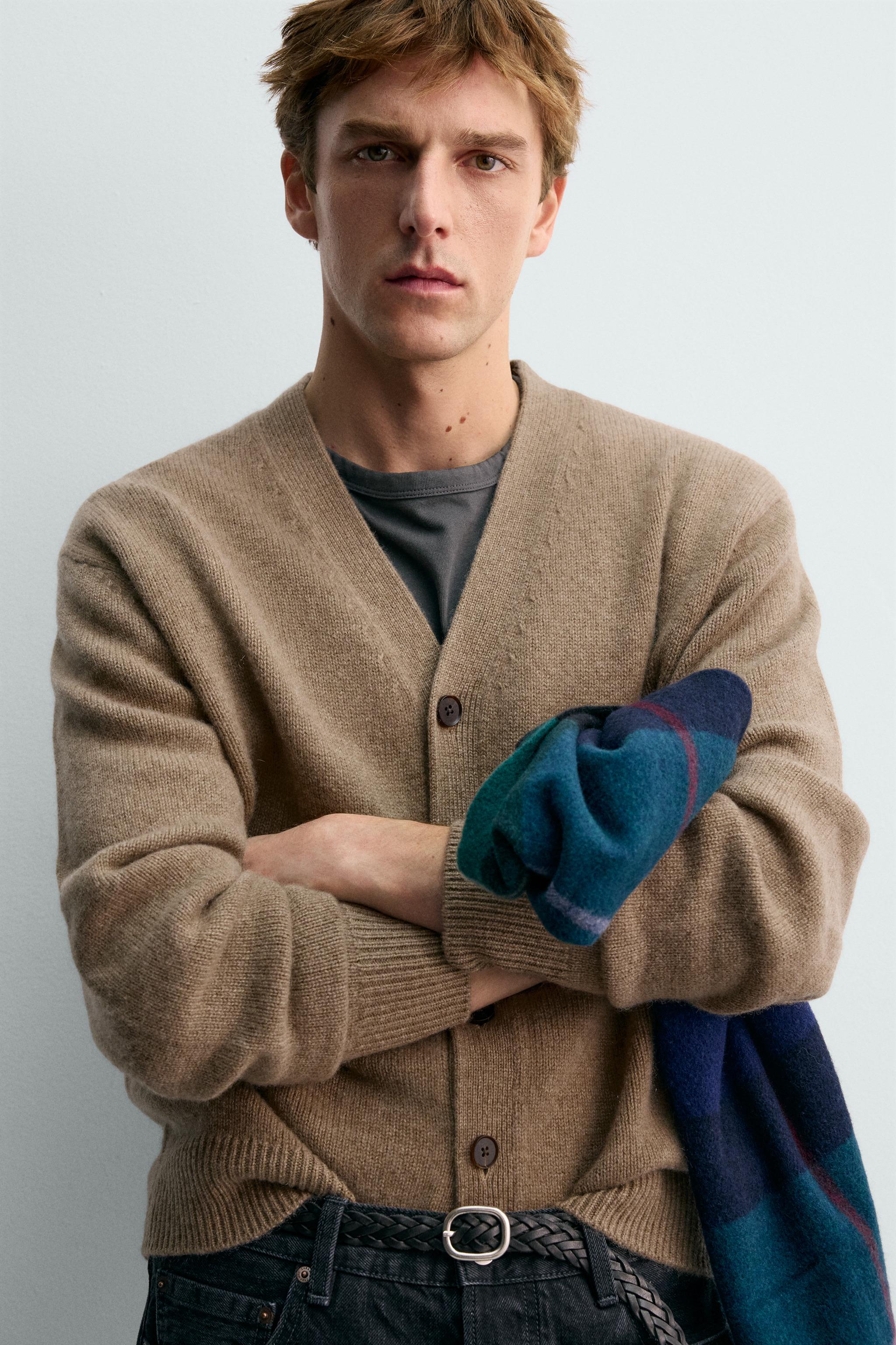 100% CASHMERE CARDIGAN AARON LEVINE X ZARA