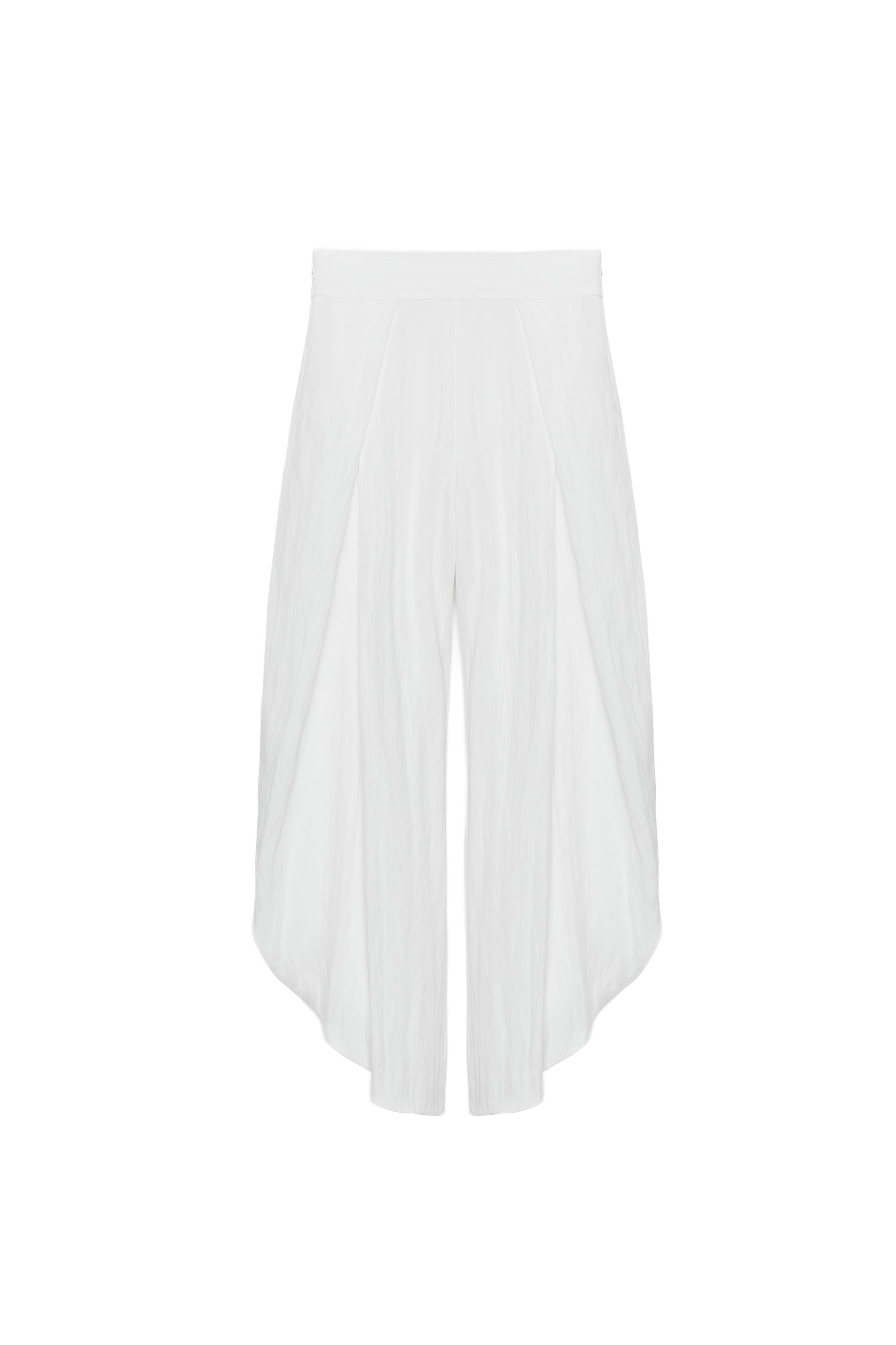 ZW COLLECTION VENTED PANTS - Oyster-white | ZARA United States